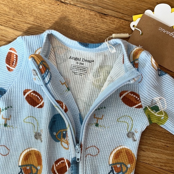 Angel Dear Football Convertible Romper - Picture 2 of 5